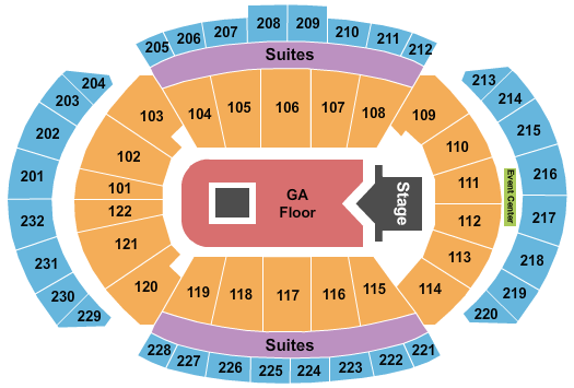 T-Mobile Center Seating Chart: Suicideboys