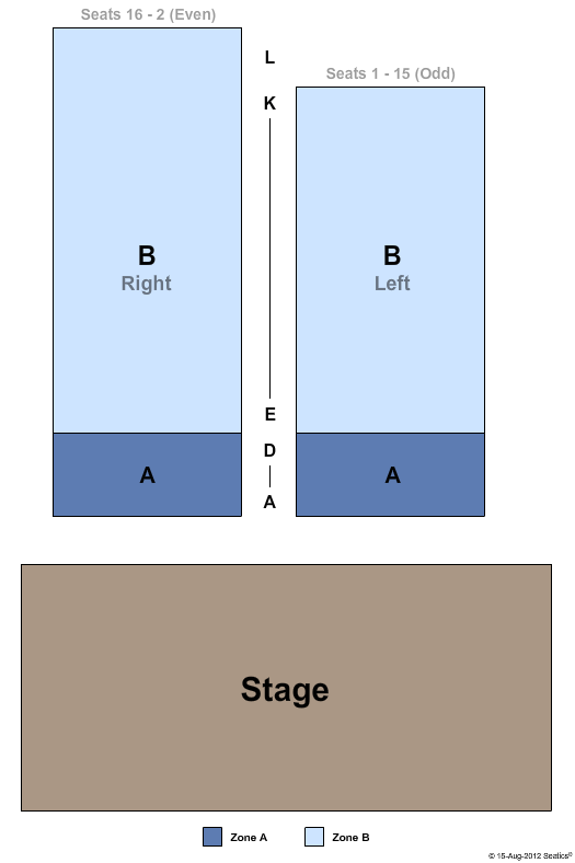 Squitieri Studio Theatre Seating Chart
