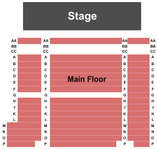 St Ann's Warehouse - Brooklyn Seating Chart: End Stage