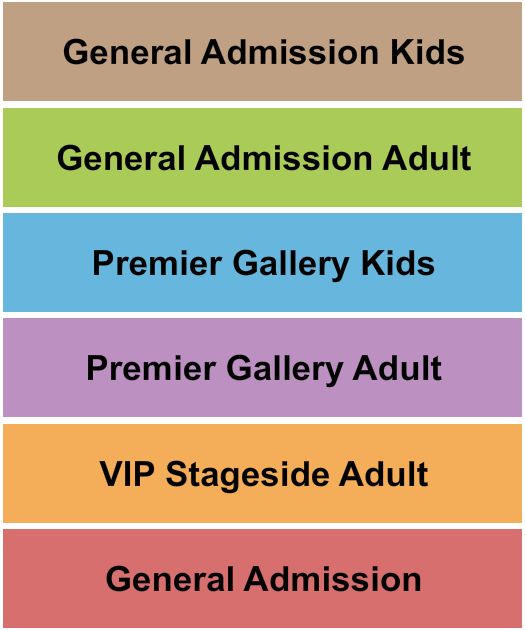 St. Augustine Amphitheatre Seating Chart: Venardos Circus