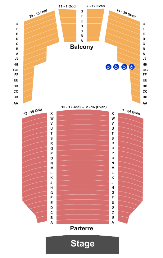 Studio Cabaret At St. Denis Theatre Seating Chart: Endstage