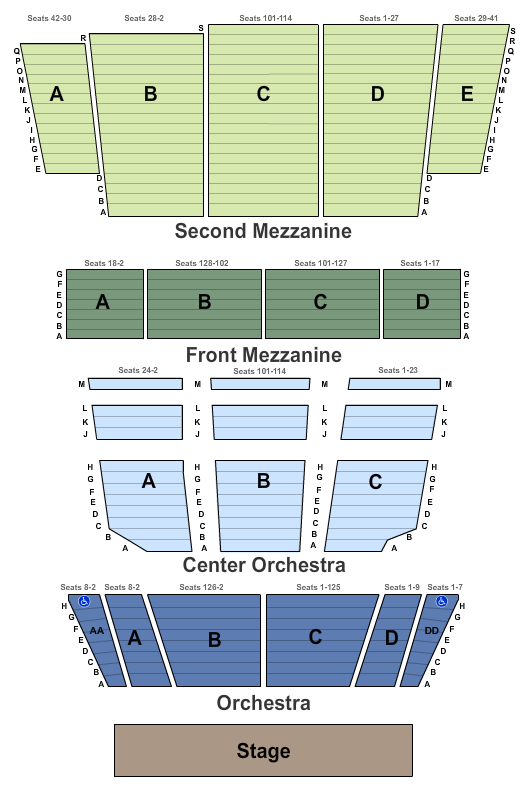 saint george theater seating chart - Part.tscoreks.org