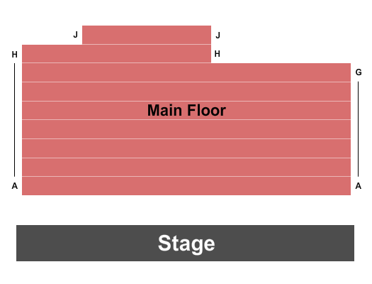 St. Germain Stage at The Blatt Center Seating Chart: End Stage