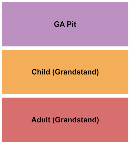 St. Joseph Grange Fair Seating Chart: Granstand/GAPit