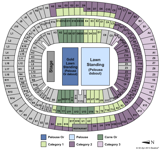 Stade De France Seating Map