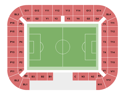 Stade Oceane Seating Chart: Soccer