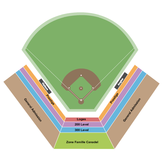 Stade Quillorama Seating Chart: Baseball