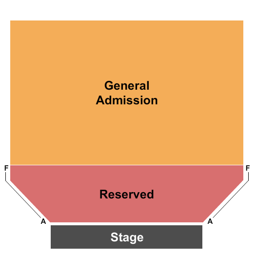Stage 271 Seating Chart: Reserved & GA