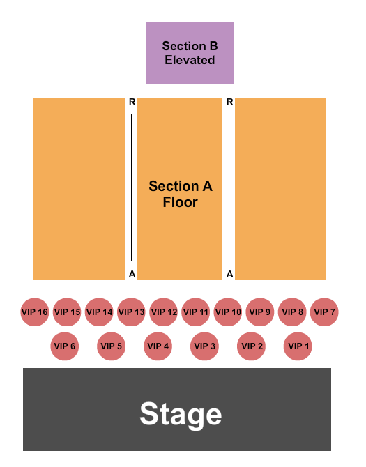 Stage 954 Seating Chart: Endstage 3