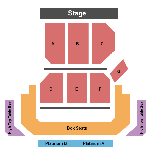 Stage AE Seating Chart