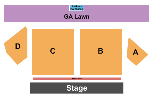 Stage AE Seating Chart: Endstage Reserved