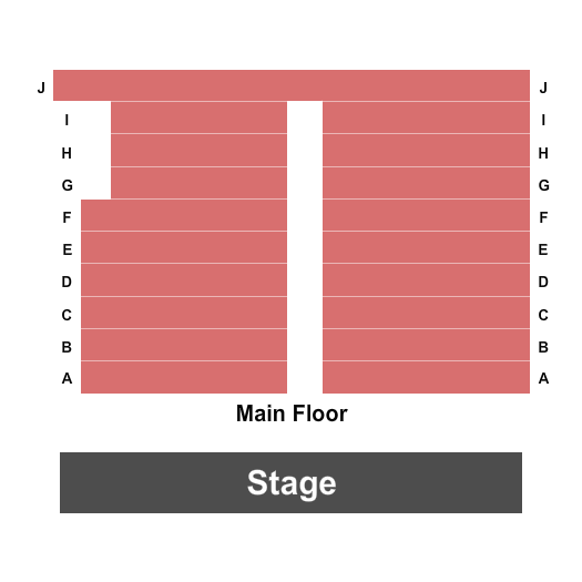 Stage West Theatre - TX Seating Chart: Endstage