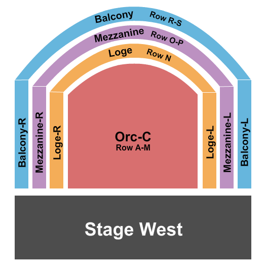 Stage West At Herberger Theater Center Seating Chart: End Stage