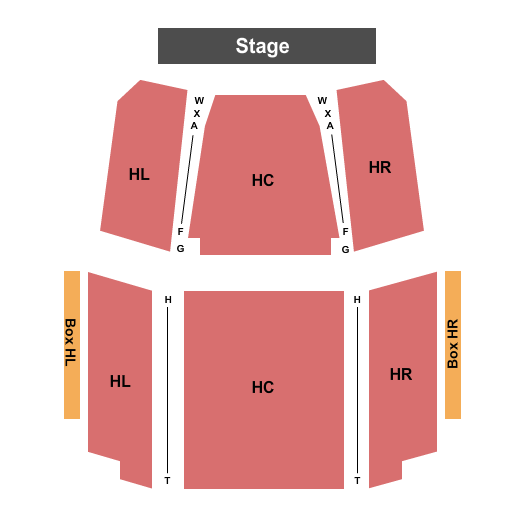 Stage at Hilberry Gateway Seating Chart
