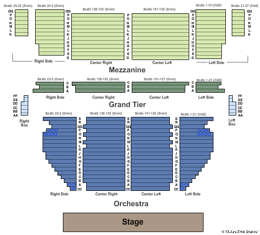 Foxwoods casino seating chart