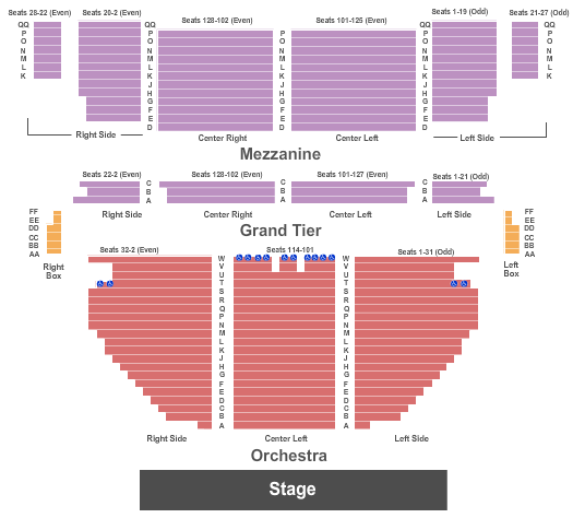 Xcite Center Parx Seating Chart