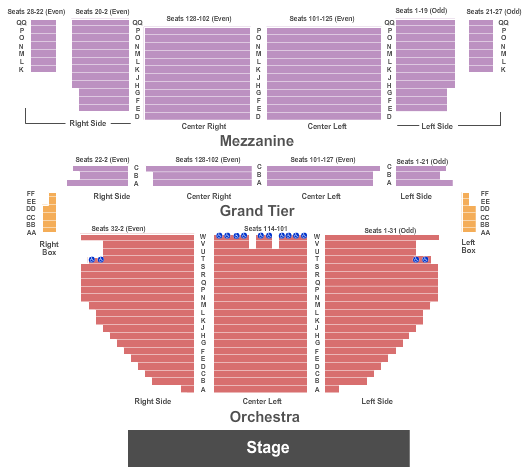 Jack Howard Theater Monroe La Seating Chart