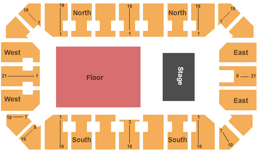 Stampede Corral Seating Chart
