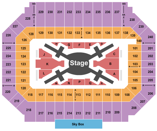 Stanford Stadium Seating Chart: BTS