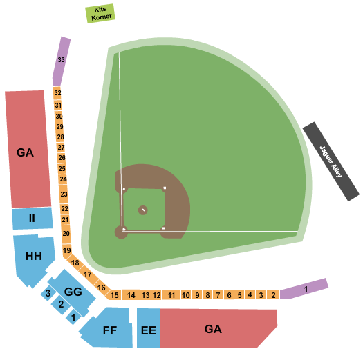 Stanky Field Seating Chart