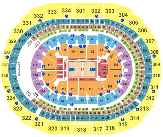 Clippers Game Seating Chart