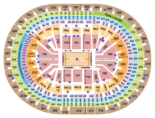 Crypto.com Arena Seating Chart: Basketball