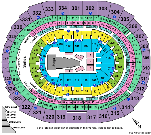 Staples Center Seating Chart