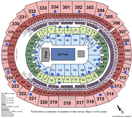 Staples Center Seating Chart