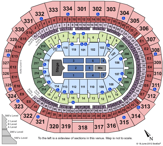 Staples Center Seating Chart