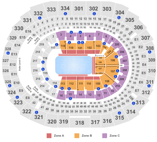 Prudential Center Disney On Ice Seating Chart