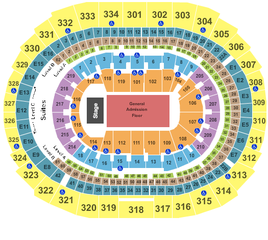 Staple Center Seating Chart By Row