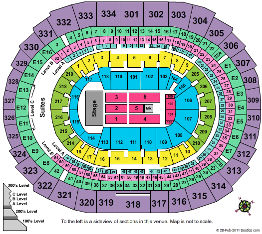 Staples Center Seating Chart