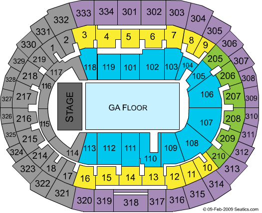 Staples Center Seating Chart