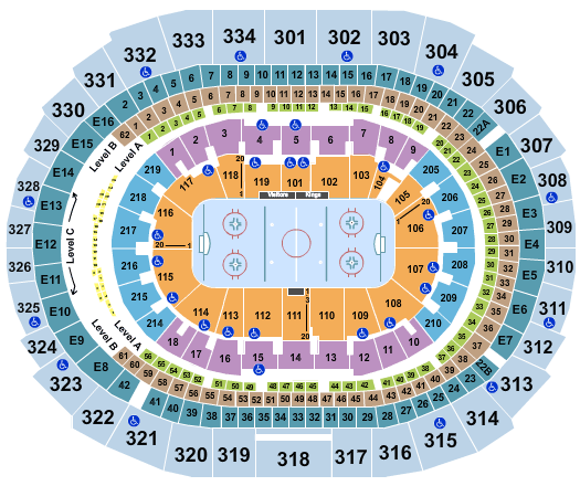 Tampa Bay Times Forum Seating Chart With Rows