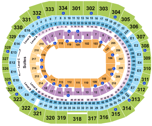 Los Angeles Lakers Staples Center Seating Chart