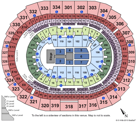 Staples Center Seating Chart