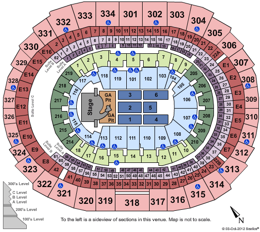 Staples Center Seating Chart