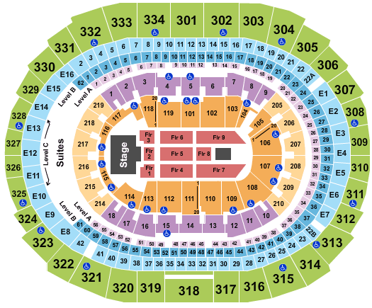 Shawn Mendes Staples Center Seating Chart