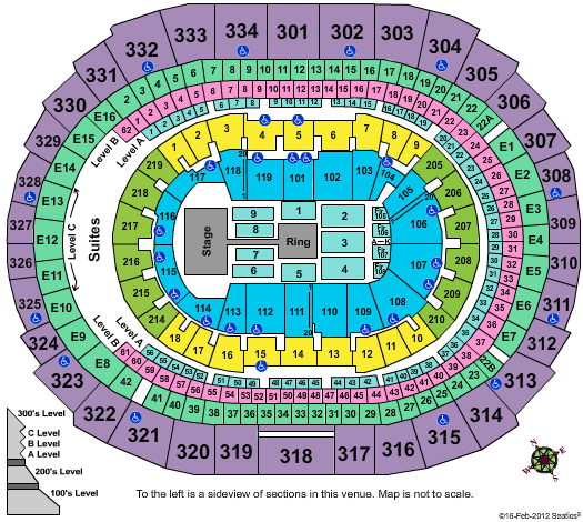 Staples Center seating chart