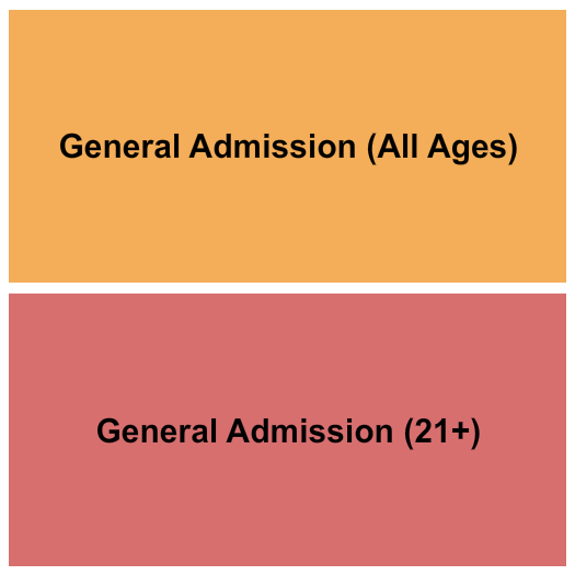 Star Theater Portland Seating Chart: GA 21+ & All Ages