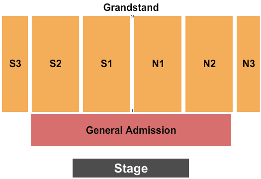 Stark County Fair Seating Chart: Endstage - GA Standing