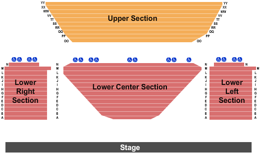 Starlight Theater Interactive Seating Chart