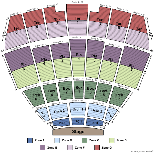 Starlight Theater Kc Seating Chart