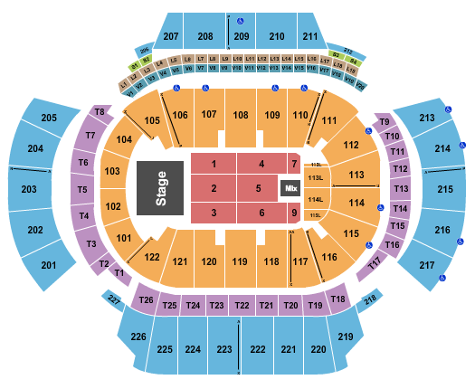 State Farm Arena - GA Seating Chart: Andrea Bocelli