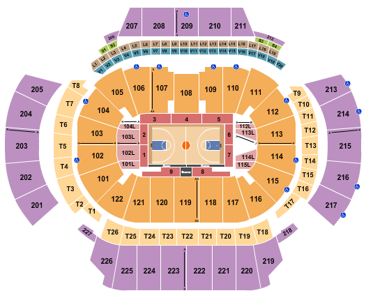 State Farm Arena - GA Seating Chart: Basketball