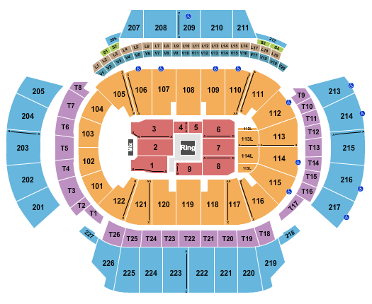 State Farm Arena - GA Seating Chart: Boxing 3