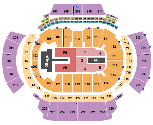 State Farm Arena - GA Seating Chart: Cigarettes After Sex