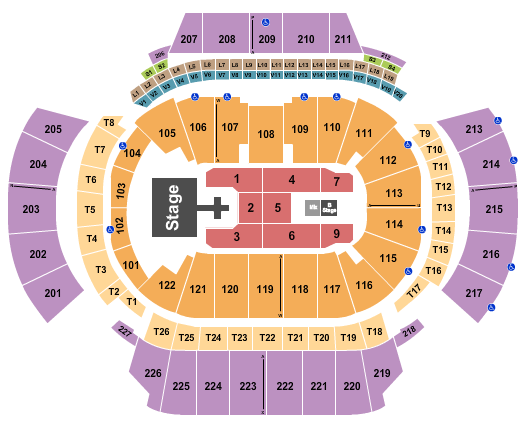 State Farm Arena - GA Seating Chart: Def Leppard