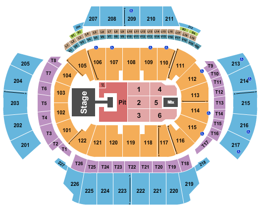 State Farm Arena - GA Seating Chart: Demi Lovato