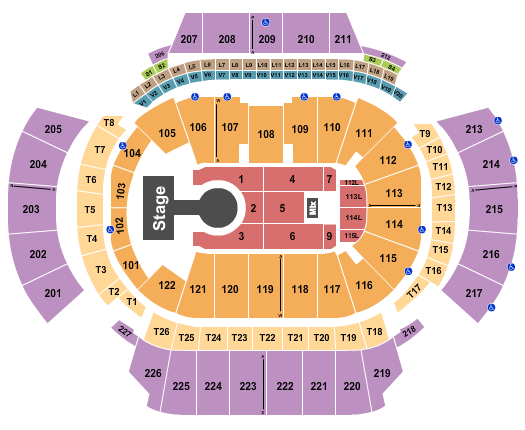 State Farm Arena - GA Seating Chart: Diljit Dosanjh